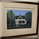 A08. Signed limited edition cottage print. 
